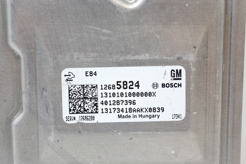 2018 18 Chevrolet Spark 12686280 Computer Engine Control ECU ECM EBX Module