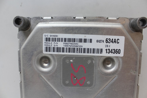 16-20 Journey P68274634AC Computer Brain Engine Control ECU ECM EBX Module