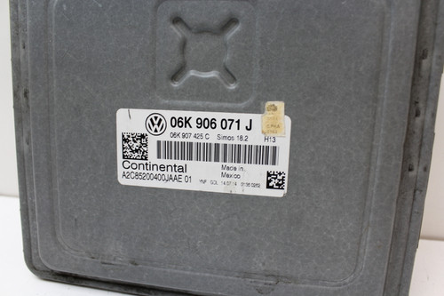 15 Volkswagen 06K 906 071 J Computer Brain Engine Control ECU ECM EBX Module