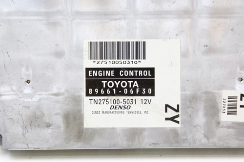 2006 06 Toyota Camry 89661-06F30 Computer Brain Engine Control ECU ECM Module