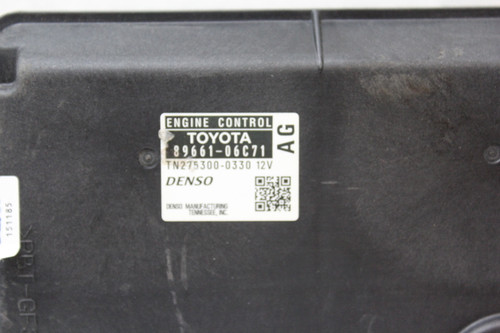 07 2007 Toyota Camry 89661-06C71 Computer Engine Control ECU ECM EBX Module