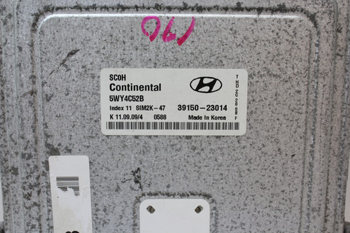07-10 Elantra 39150-23014 Computer Brain Engine Control ECU ECM EBX Module