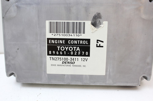 2006 06 Matrix 89661-02F70 Computer Brain Engine Control ECU ECM EBX Module
