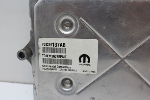 18 2018 Cherokee P68259137AB Computer Brain Engine Control ECU ECM EBX Module