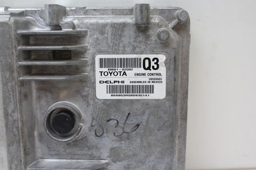 17 18 19 Corolla 89661-0ZQ92 Computer Brain Engine Control ECU ECM EBX Module