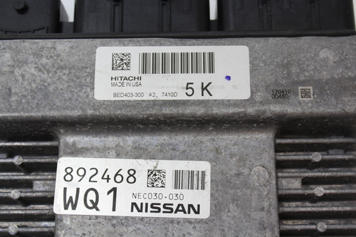 17 Nissan Pathfinder 3.5L BED403-300 A2 Computer Engine Control ECU ECM Module