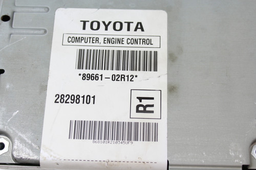 07 08 Toyota Matrix 89661-02R12 Computer Brain Engine Control ECU ECM EBX Module