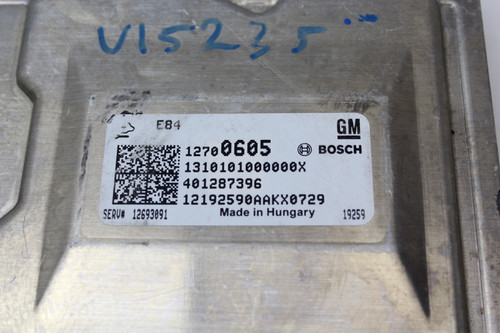 19 20 Chevrolet Spark 12693091 Computer Brain Engine Control ECU ECM EBX Module
