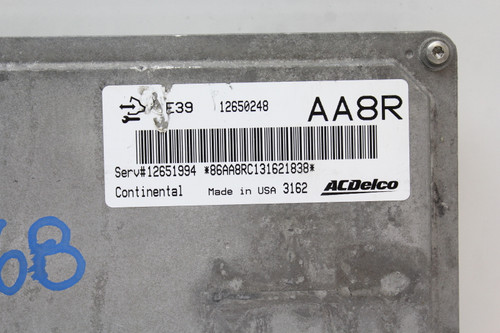 12-14 Cadillac CTS 12651994 Computer Brain Engine Control ECU ECM EBX Module 12-14 Cadillac CTS 12651994 Computer Brain Engine Control ECU ECM EBX Module