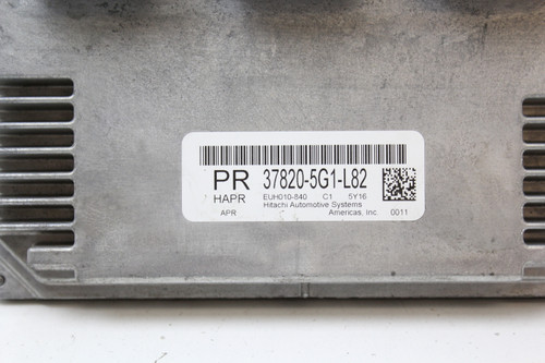 16-17 Honda Accord 3.5L 37820-5G1-L82 Computer Engine Control ECU ECM EBX Module