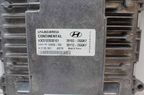 18 19 Sonata 39112-2GGK7 Computer Brain Engine Control ECU ECM EBX Module