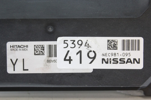 18 19 Nissan Versa BEM502-701 A3 Computer Brain Engine Control ECU ECM Module