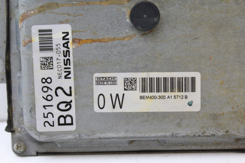 2015 Nissan Altima BEM400-300 A1 Computer Brain Engine Control ECU ECM Module