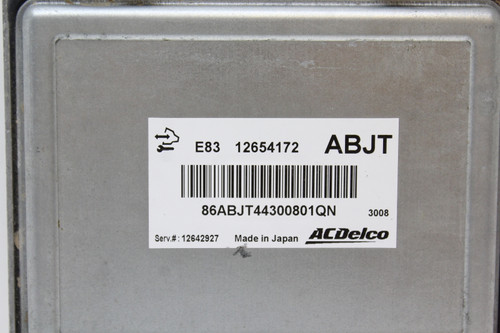 13 2013 Chevrolet Spark 12642927 Computer Engine Control ECU ECM EBX Module