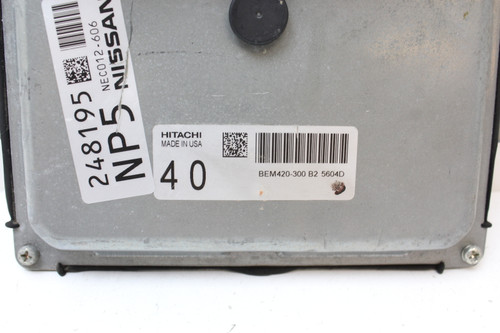 15 16 17 Murano NEC012-606 Computer Brain Engine Control ECU ECM EBX Module