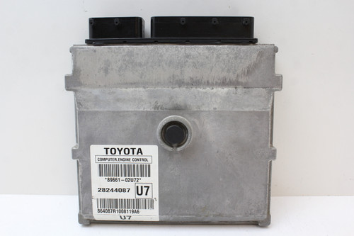 09 10 Corolla 89661-02U72 Computer Brain Engine Control ECU ECM EBX Module 09 10 Corolla 89661-02U72 Computer Brain Engine Control ECU ECM EBX Module