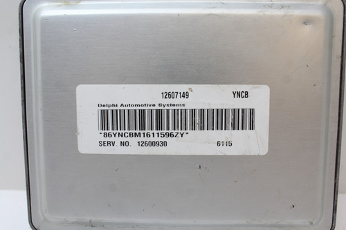06 07 08 Lucerne 12600930 Computer Brain Engine Control ECU ECM EBX Module