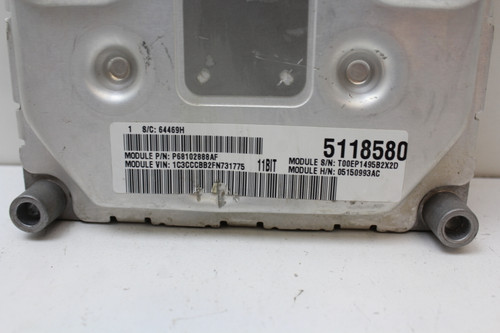 15 2015 Chrysler 200 P68102888AF Computer Engine Control ECU ECM EBX Module