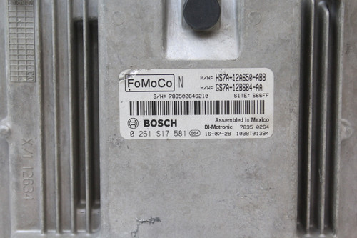 17-19 Ford Fusion GS7A-12B684-AA Computer Brain Engine Control ECU ECM Module