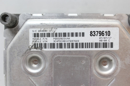 17-20 Journey P68328231AA Computer Brain Engine Control ECU ECM EBX Module