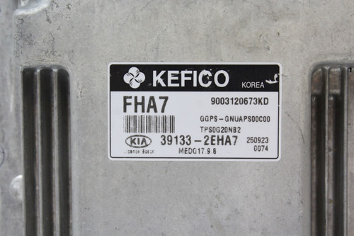 16 2016 Kia Soul 39133-2EHA7 Computer Brain Engine Control ECU ECM EBX Module