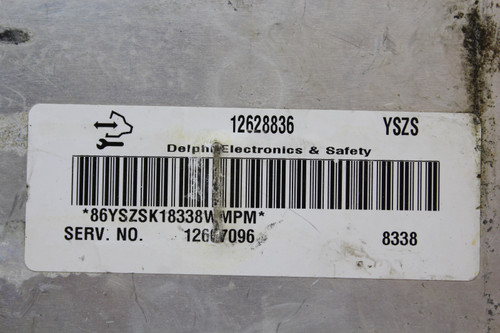 06-10 Chevrolet Malibu 12607096 Computer Brain Engine Control ECU ECM EBX Module