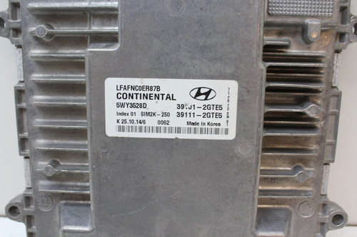 16-17 Sonata 39111-2GTE5 Computer Brain Engine Control ECU ECM EBX Module