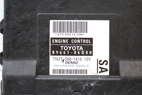08 2008 Toyota Solara 89661-06G00 Computer Brain Engine Control ECU ECM Module