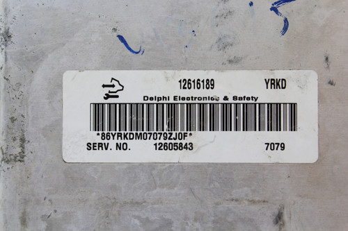 08 2008 Pontiac Grand Prix 12605843 Computer Brain Engine Control ECU ECM Module