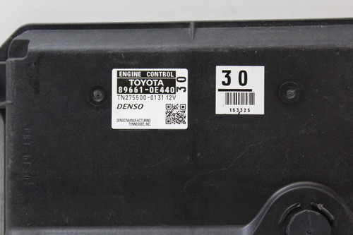 12 2012 Lexus RX350 89661-0E440 Computer Brain Engine Control ECU ECM EBX Module 12 2012 Lexus RX350 89661-0E440 Computer Brain Engine Control ECU ECM EBX Module