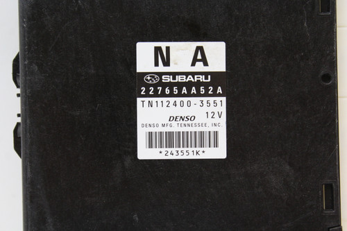2010 10 Subaru Tribeca 22765AA52A Computer Brain Engine Control ECU ECM Module