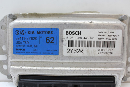 2003 03 Spectra 39111-2Y620 Computer Brain Engine Control ECU ECM EBX Module