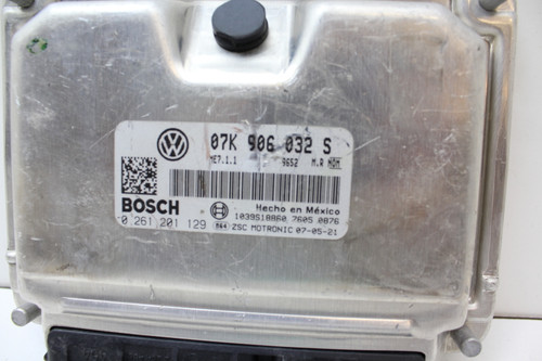 07 2007 Jetta 07K 906 032 S Computer Brain Engine Control ECU ECM EBX Module