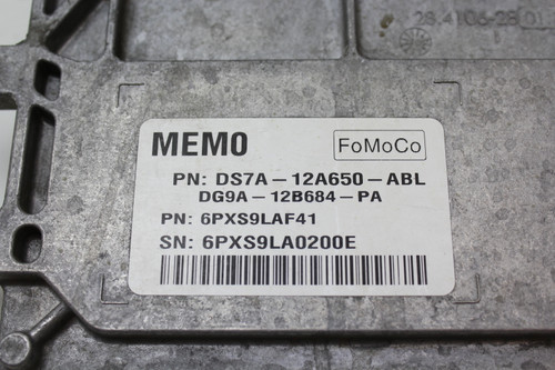 2013 13 Ford Fusion DS7A-12A650-ABL Computer Brain Engine Control ECU ECM Module