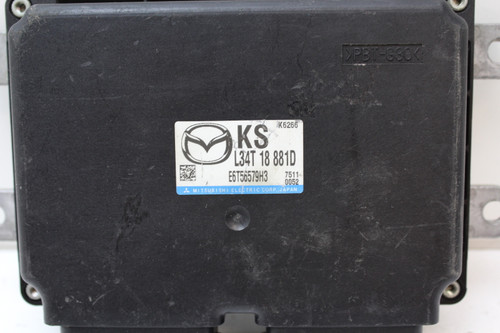 072007 Mazda 3 L34T 18 881D Computer Brain Engine Control ECU ECM EBX Module 072007 Mazda 3 L34T 18 881D Computer Brain Engine Control ECU ECM EBX Module