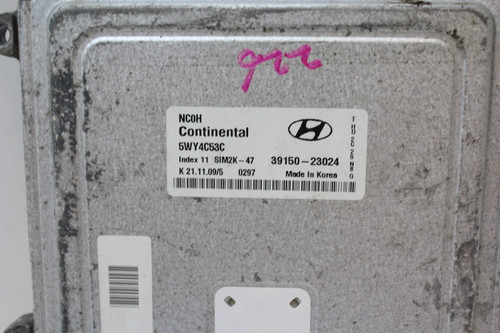07-10 Elantra 39150-23024 Computer Brain Engine Control ECU ECM EBX Module