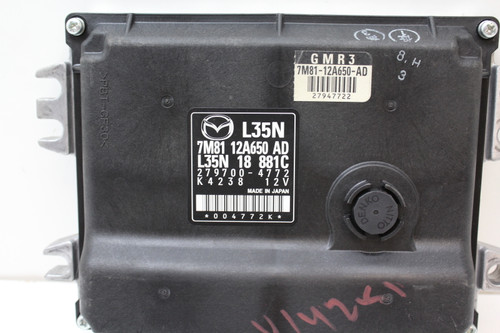07-08 Mazda 6 L35N 18 881C Computer Brain Engine Control ECU ECM EBX Module