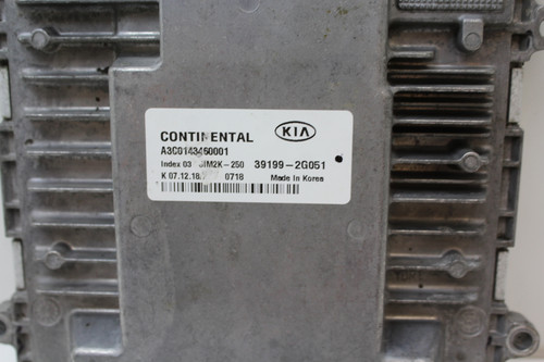19-20 Sorento 39199-2G051 Computer Brain Engine Control ECU ECM EBX Module