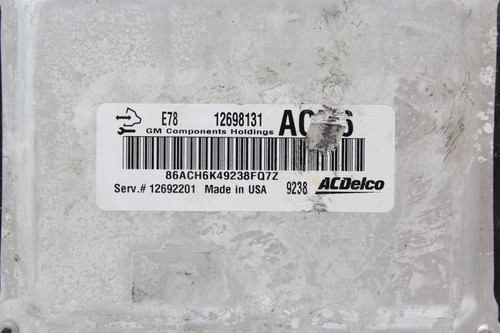 17 18 Chevrolet Express Van 2500 12692201 Computer Engine Control ECU ECM Module