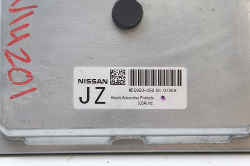 10 2010 Nissan Sentra MEC950-250 B1 Computer Engine Control ECU ECM EBX Module