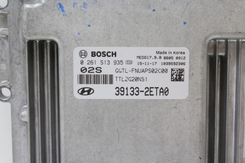 16-18 Hyundai Tucson 39133-2ETA0 Computer Engine Control ECU ECM EBX Module