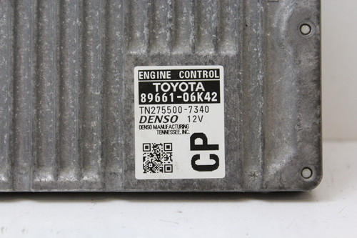 12-14 Toyota Camry 89661-06K42 Computer Brain Engine Control ECU ECM EBX Module
