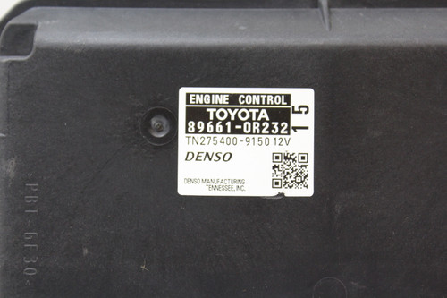 2011 11 Toyota Rav4 89661-0R232 Computer Brain Engine Control ECU ECM EBX Module