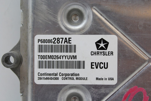 13-17 Fiat 500 68086287AE Computer Brain Engine Control ECU ECM EBX Module