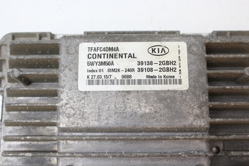 2015 15 Kia Optima 39108-2GBH2 Computer Brain Engine Control ECU ECM EBX Module