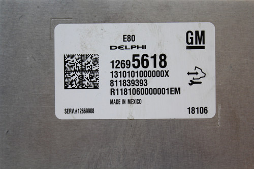 2019 19 Buick Encore 12669908 Computer Brain Engine Control ECU ECM EBX Module