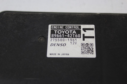 2012 12 Toyota Rav4 89661-42T60 Computer Brain Engine Control ECU ECM EBX Module