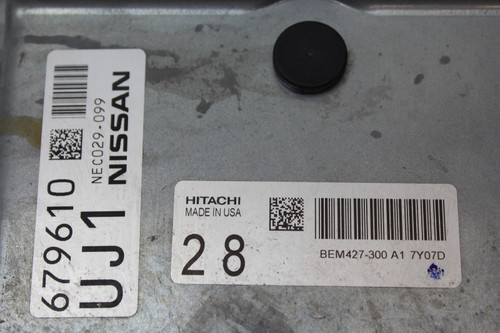 18-20 Nissan Murano BEM427-300 A1 Computer Brain Engine Control ECU ECM Module