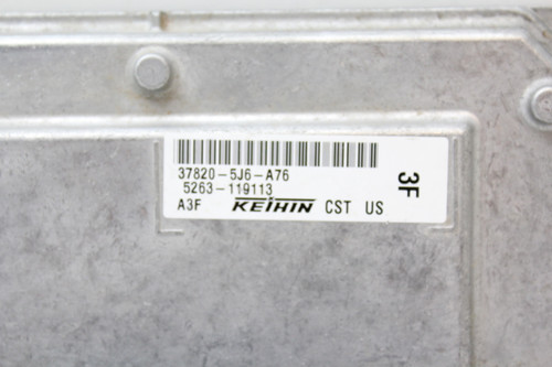 14 15 Acura MDX 37820-5J6-A76 Computer Brain Engine Control ECU ECM EBX Module
