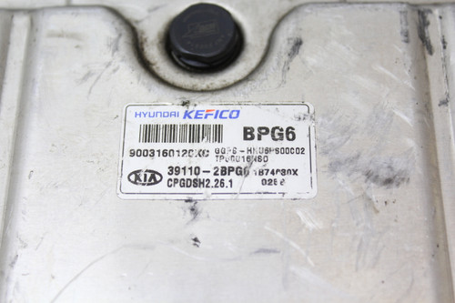 17 18 Kia Soul 39110-2BPG6 Computer Brain Engine Control ECU ECM EBX Module